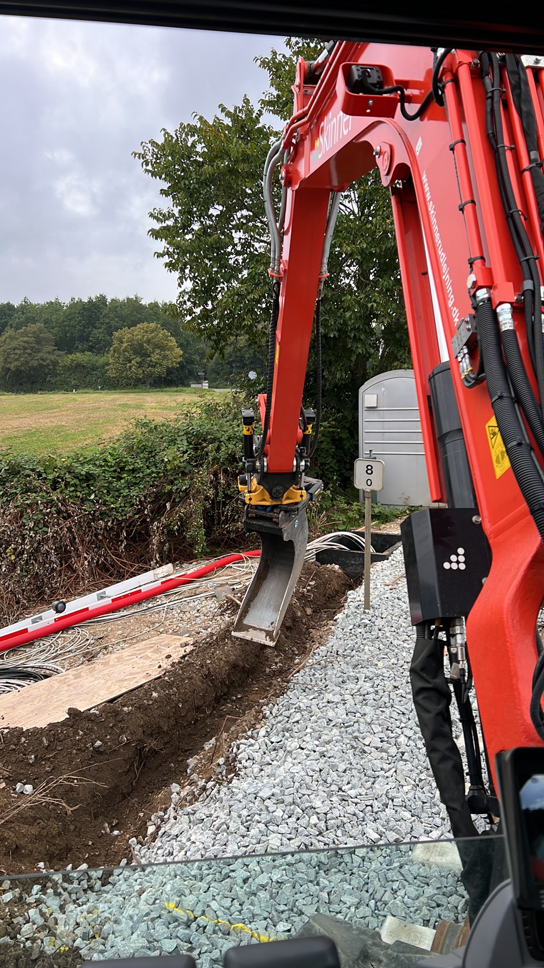 Kubota KX080 - Skinnekørende gravemaskine - Billede 2