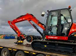 Kubota KX080 - Skinnekørende gravemaskine - Billede 4