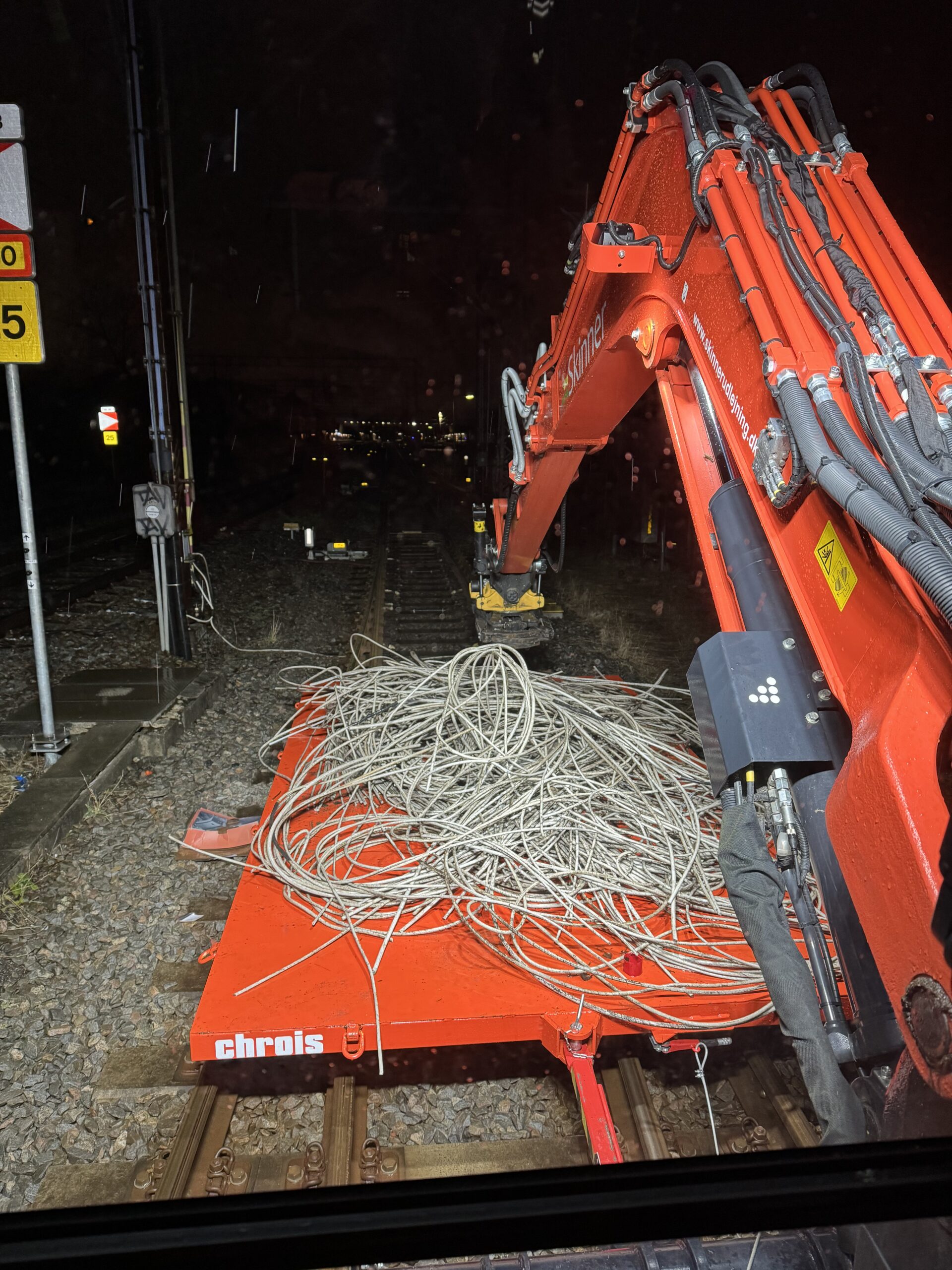 Kubota KX080 - Skinnekørende gravemaskine - Billede 6